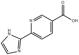 6-(1H-IMidazol-2-yl)nicotinic acid Struktur