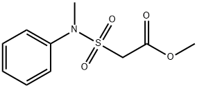 Methyl 2-(N-Methyl-N-phenylsulfaMoyl)acetate Struktur