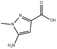 1H-Pyrazole-3-carboxylicacid,5-amino-1-methyl-(9CI) Struktur