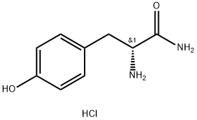 (R)-2-AMino-3-(4-hydroxyphenyl)propanaMide hydrochloride Struktur