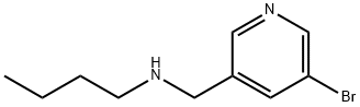 N-((5-bromopyridin-3-yl)methyl)butan-1-amine Struktur