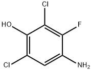 Phenol, 4-aMino-2,6-dichloro-5-fluoro- Struktur