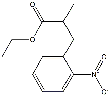 Ethyl 2-Methyl-3-(2-nitrophenyl)propanoate Struktur