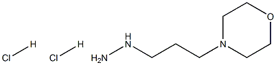 1-(3-Morpholinopropyl)hydrazine dihydrochloride Struktur