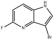 3-BroMo-5-fluoro-4-azaindole Struktur