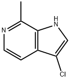 3-Chloro-7-Methyl-6-azaindole Struktur