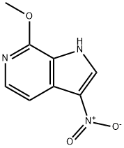 7-Methoxy-3-nitro-6-azaindole Struktur