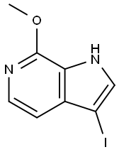 3-Iodo-7-Methoxy-6-azaindole Struktur