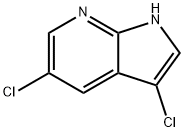 3,5-Dichloro-7-azaindole Struktur