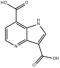 4-Azaindole-3,7-dicarboxylic acid Struktur