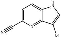 3-BroMo-5-Cyano-4-azaindole Struktur