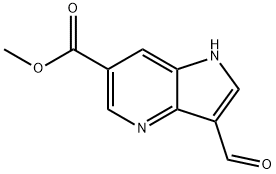 3-ForMyl-4-azaindole-6-carboxylic acid Methyl ester Struktur