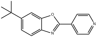 6-(tert-Butyl)-2-(pyridin-4-yl)benzo[d]oxazole Struktur