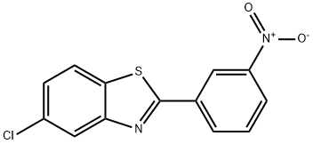 5-Chloro-2-(3-nitrophenyl)benzo[d]thiazole Struktur