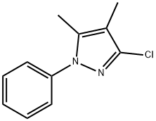 3-Chloro-4,5-diMethyl-1-phenyl-1H-pyrazole Struktur