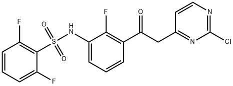 N-(3-(2-(2-chloropyriMidin-4-yl)acetyl)-2-fluorophenyl)-2,6-difluorobenzenesulfonaMide