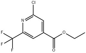 2-CHLORO-6-TRIFLUOROMETHYL-ISONICOTINIC ACID ETHYL ESTER Structure