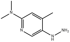 5-Hydrazinyl-N,N,4-triMethylpyridin-2-aMine Struktur