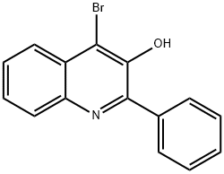 4-BroMo-2-phenylquinolin-3-ol Struktur