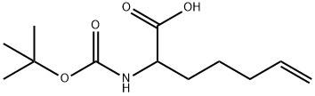 2-tert-ButyloxycarbonylaMino-5-heptenoic Acid Struktur