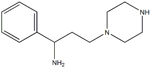 1-piperazinepropanamine, a-phenyl- Struktur