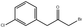 1-broMo-3-(3-chlorophenyl)propan-2-one Struktur