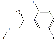 (S)-1-(2,5-Difluorophenyl)ethanaMine hydrochloride Struktur