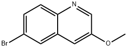 6-BroMo-3-Methoxyquinoline Struktur