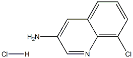 8-Chloroquinolin-3-aMine hydrochloride Struktur