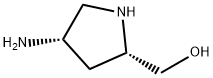 ((2S,4S)-4-aminopyrrolidin-2-yl)methanol Struktur