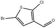 5-BroMo-2-chlorothiophene-3-carbaldehyde Struktur