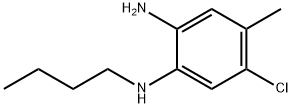 N1-Butyl-5-chloro-4-Methylbenzene-1,2-diaMine Struktur