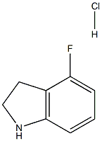 4-Fluoroindoline hydrochloride Struktur