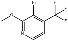 3-BroMo-2-Methoxy-4-(trifluoroMethyl)pyridine Struktur