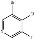 3-broMo-4-chloro-5-fluoropyridine Struktur