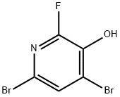 4,6-DibroMo-2-fluoropyridin-3-ol Struktur