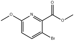 Methyl 3-broMo-6-Methoxypicolinate Struktur