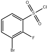 3-BroMo-2-fluorobenzenesulfonylchloride Struktur