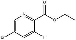 ethyl5-broMo-3-fluoropicolinate Struktur