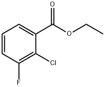 ethyl 2-chloro-3-fluorobenzoate Struktur