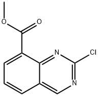 methyl 2-chloroquinazoline-8-carboxylate Struktur