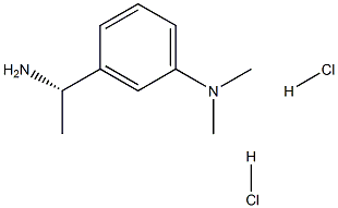 (S)-3-(1-AMinoethyl)-N,N-diMethylaniline dihydrochloride Struktur