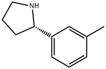 (2S)-2-(3-METHYLPHENYL)PYRROLIDINE Struktur