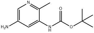 tert-Butyl (6-Methyl-5-nitropyridin-3-yl)carbaMate Struktur