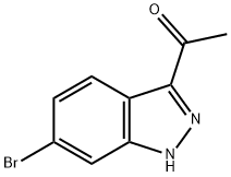 Ethanone, 1-(6-broMo-1H-indazol-3-yl)- Struktur