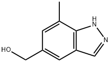 (7-Methyl-1H-indazol-5-yl)Methanol Struktur