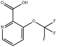 3-(trifluoroMethoxy)picolinic acid Struktur