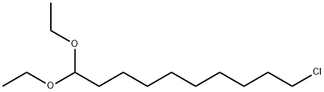 10-Chloro-1,1-Diethoxydecane Struktur