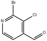 2-BroMo-3-chloroisonicotinaldehyde Struktur