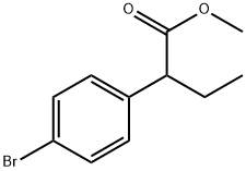 2-(4-BroMo-phenyl)-butyric acid Methyl ester Struktur